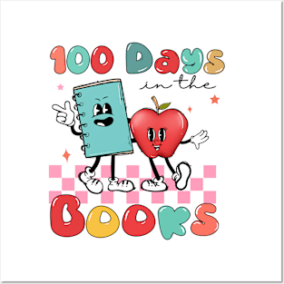 100 Days In The Books Posters and Art